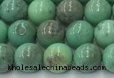 CAA4870 15.5 inches 6mm round grass agate beads wholesale