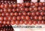 CAA4949 15.5 inches 10mm round red agate beads wholesale