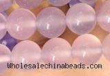 CAA5082 15.5 inches 8mm round purple agate beads wholesale