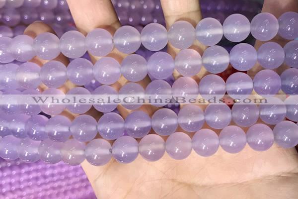 CAA5083 15.5 inches 10mm round purple agate beads wholesale