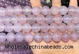 CAA5085 15.5 inches 14mm round purple agate beads wholesale