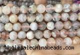 CAA5250 15.5 inches 10mm round sakura agate beads wholesale