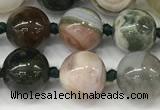 CAA5341 15.5 inches 8mm round ocean agate gemstone beads