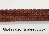 CAA5352 15.5 inches 10*14mm drum agate gemstone beads