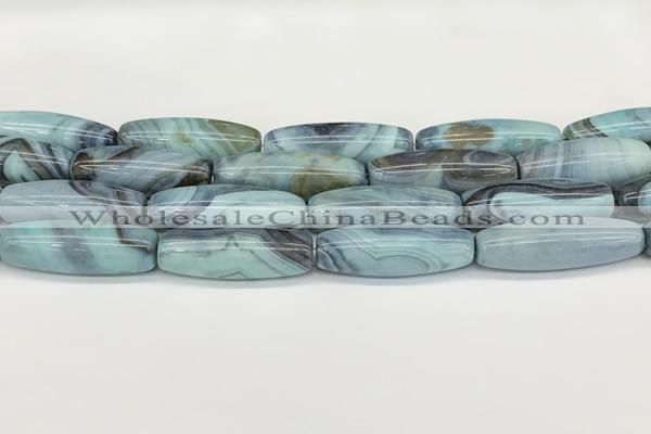 CAA5397 15.5 inches 13*40mm rice agate gemstone beads