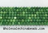 CAA5405 15.5 inches 6mm round peacock  serpntine gemstone  beads wholesale