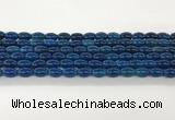 CAA5447 15.5 inches 8*12mm rice agate gemstone beads