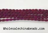 CAA5453 15.5 inches 8*12mm rice agate gemstone beads