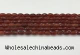 CAA5459 15.5 inches 8*12mm faceted rice agate beads