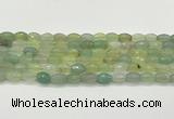 CAA5467 15.5 inches 8*12mm faceted rice agate beads