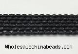 CAA5483 15.5 inches 8*12mm faceted rice agate beads