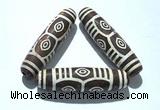 CAA5723 20*70mm drum tibetan agate dzi beads wholesale