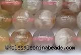 CAA5815 15 inches 6mm round sakura agate beads