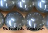 CAA5830 15 inches 10mm round AB-color agate beads