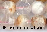 CAA5851 15 inches 9mm - 10mm round sakura agate beads