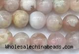 CAA5900 15 inches 6mm round sakura agate gemstone beads