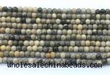 CAA6100 15.5 inches 4mm round chrysanthemum agate gemstone beads