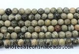 CAA6102 15.5 inches 8mm round chrysanthemum agate gemstone beads