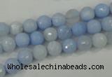 CAA735 15.5 inches 6mm faceted round blue lace agate beads wholesale