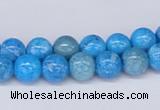 CAB221 15.5 inches 8mm round blue crazy lace agate beads