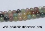 CAB431 15.5 inches 5mm round indian agate gemstone beads wholesale