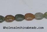 CAB467 15.5 inches 8*10mm freeform indian agate gemstone beads