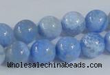 CAB647 15.5 inches 12mm round fire crackle agate beads wholesale