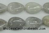 CAB908 15.5 inches 13*18mm flat teardrop natural crazy agate beads