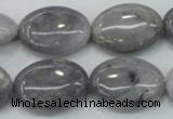 CAB927 15.5 inches 18*25mm oval natural purple agate beads wholesale