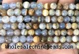 CABS02 15 inches 6mm round blue calcite beads wholesale