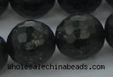 CAE42 15.5 inches 20mm faceted round astrophyllite beads wholesale