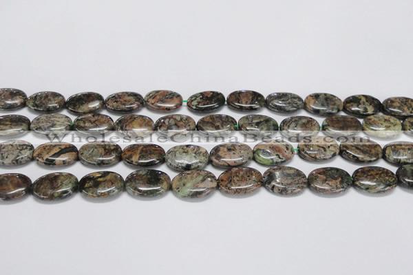 CAF125 15.5 inches 10*14mm oval Africa stone beads wholesale