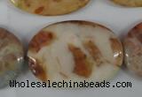 CAG1096 15.5 inches 25*35mm oval Morocco agate beads wholesale