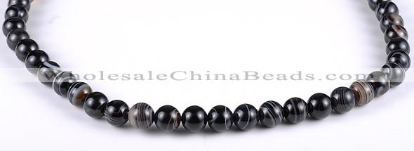 CAG147 Round 8mm madagascar agate gemstone beads Wholesale