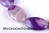 CAG157 20*30mm oval madagascar agate gemstone beads Wholesale