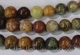 CAG1702 15.5 inches 8mm round rainbow agate beads wholesale