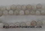 CAG1895 15.5 inches 6mm round grey agate beads wholesale