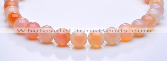 CAG267 14mm round agate gemstone beads Wholesale