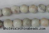 CAG3604 15.5 inches 10mm round natural crazy lace agate beads