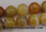 CAG4325 15.5 inches 14mm round botswana agate gemstone beads