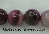 CAG434 15.5 inches 16mm round agate gemstone beads wholesale