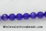 CAG438 5pcs 14mm&18mm faceted round violet agate beads wholesale