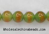 CAG445 15.5 inches 14mm round agate gemstone beads wholesale