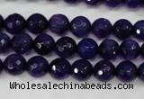 CAG4495 15.5 inches 8mm faceted round fire crackle agate beads