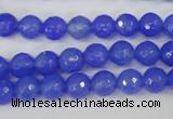 CAG4506 15.5 inches 8mm faceted round agate beads wholesale