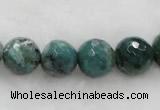 CAG453 15.5 inches 14mm faceted round agate beads Wholesale