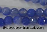 CAG4532 15.5 inches 10mm faceted round agate beads wholesale