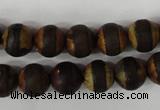 CAG4758 15 inches 10mm round tibetan agate beads wholesale