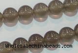 CAG5242 15.5 inches 10mm round Brazilian grey agate beads wholesale