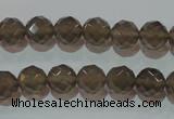 CAG5248 15.5 inches 10mm faceted round Brazilian grey agate beads